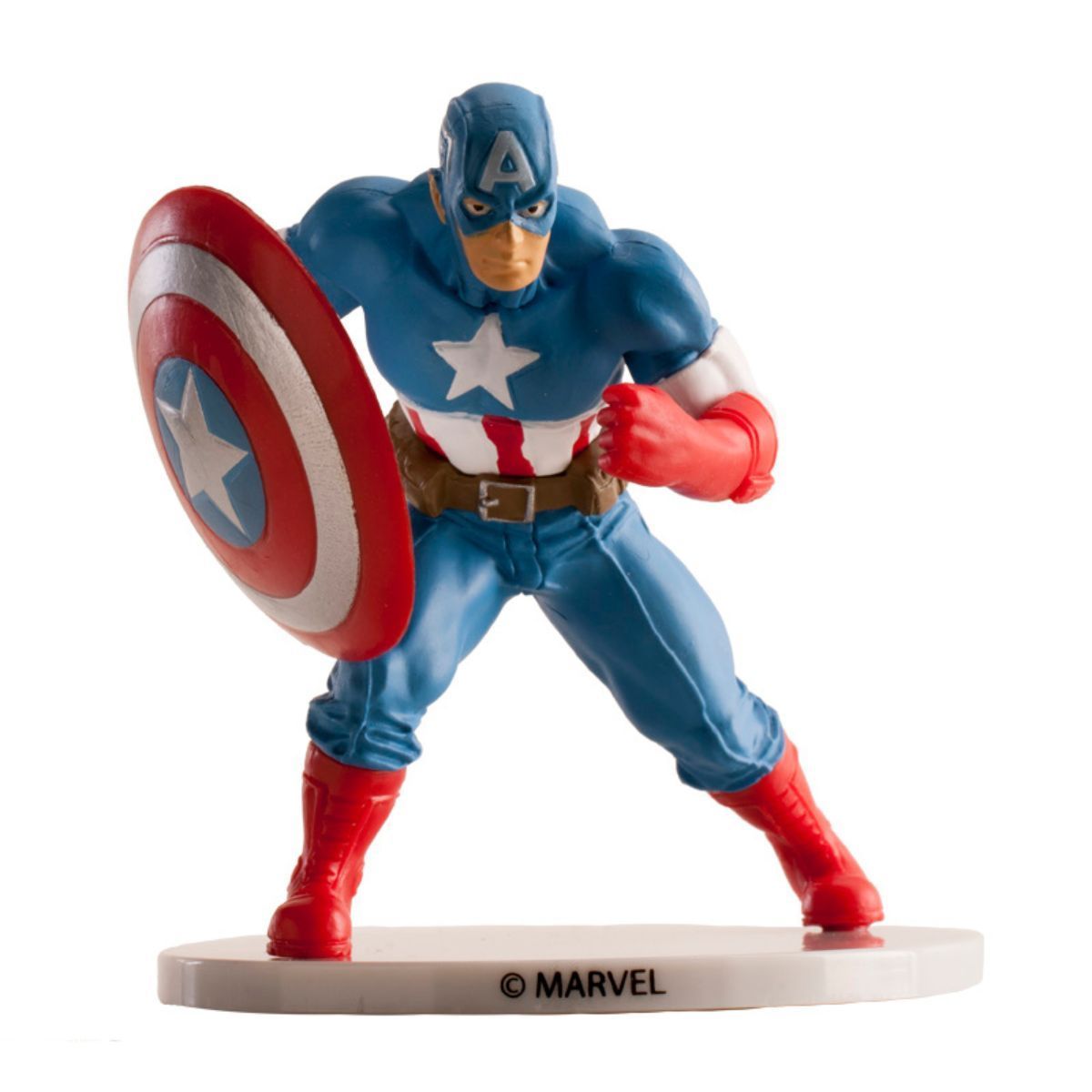 Avengers Captain America Cake Topper Πλαστική Φιγούρα