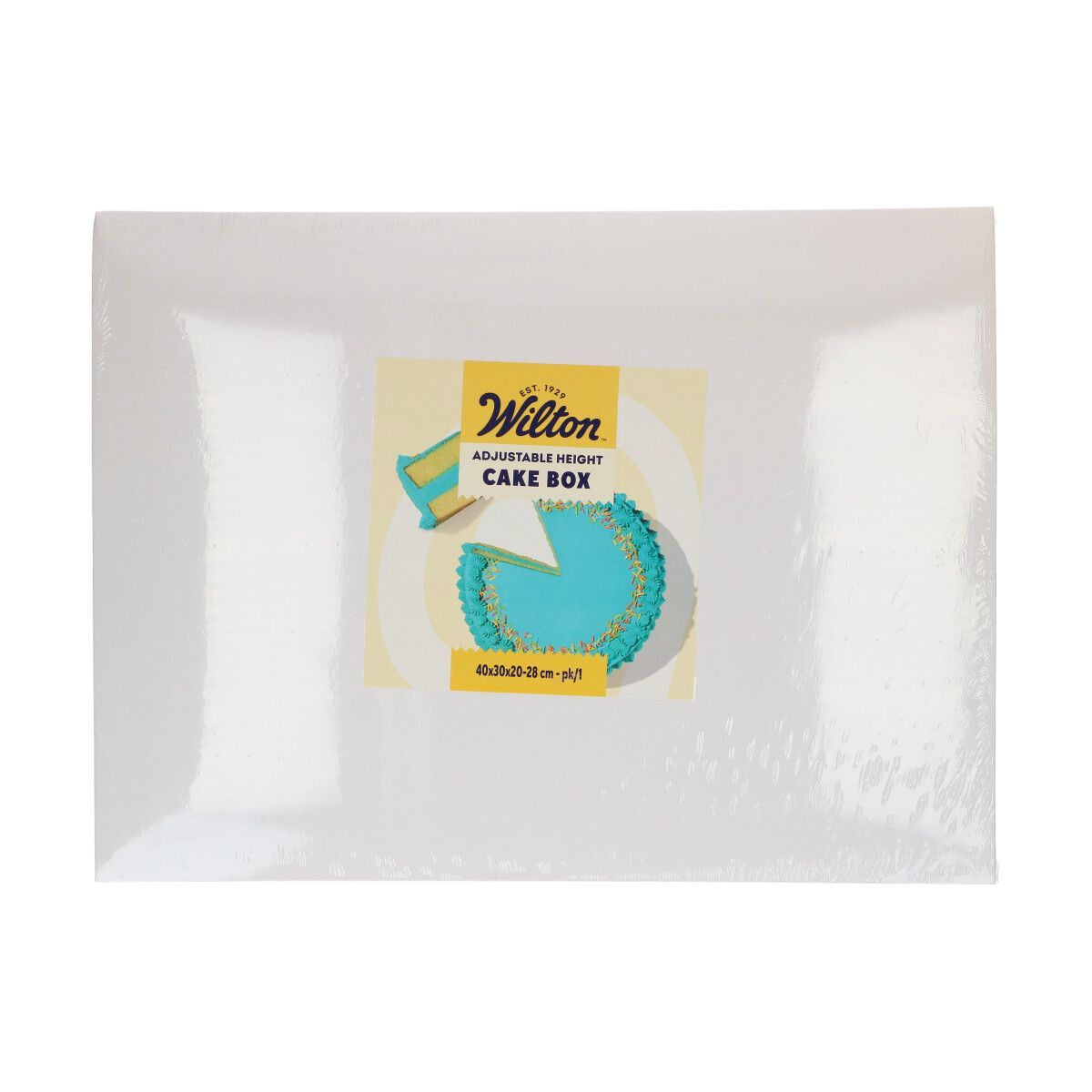 Wilton Adjustable Height Cake Box 40x30x20-28 cm -Ρυθμιζόμενο Κουτί