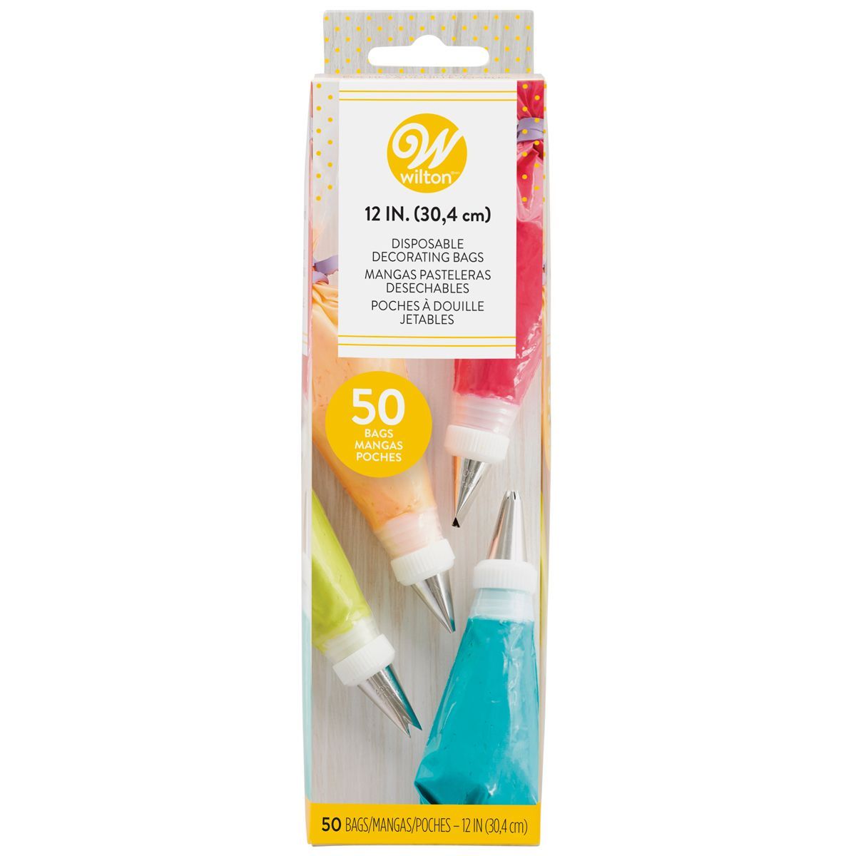 Wilton 30εκ Disposable Decorating Bags 50 τμχ-Σακούλες Ζαχαροπλαστικής Κορνέ