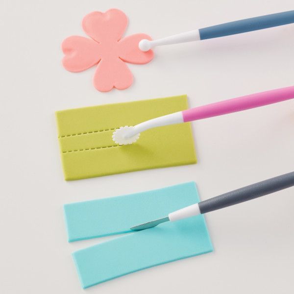 Wilton Fondant &amp; Gum Paste Starter Tool Σετ 3 τεμ. -Βασικά Εργαλεία Ζαχαρόπαστας