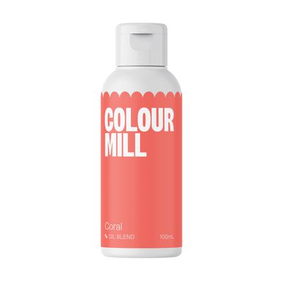 Colour Mill Oil Based Gel Colour - CORAL 100ml - Χρώμα Σοκολάτας σε Τζελ Κοραλί