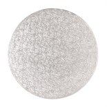 Cake Drum ROUND Silver 40cm (16&quot;) - Ασημένια Στρογγυλή Βάση 40εκ - Πάχος 1,3εκ