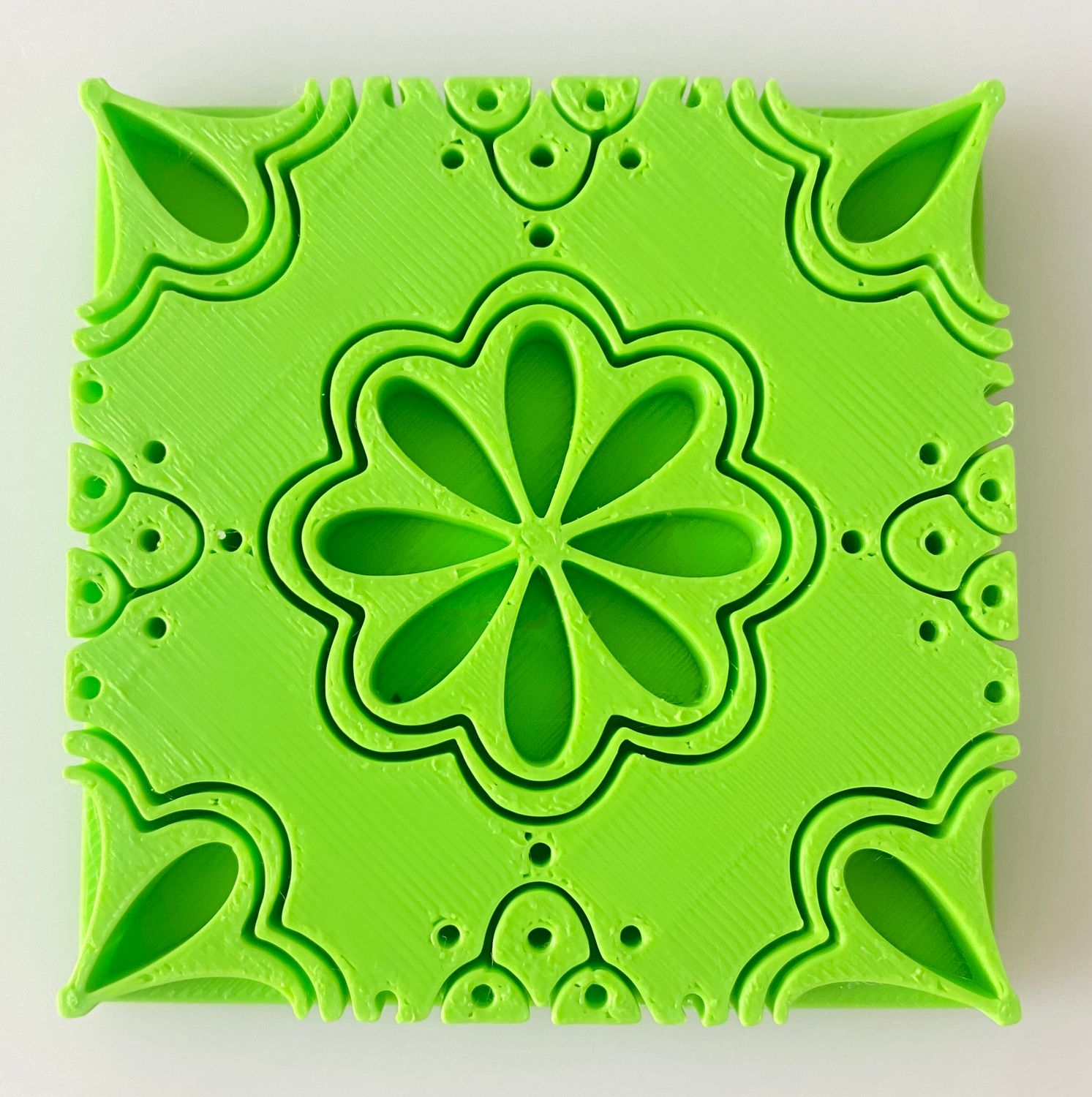 CBS EMBOSS Stamps &#39;FLORAL TILE&#39;  Σφραγίδα