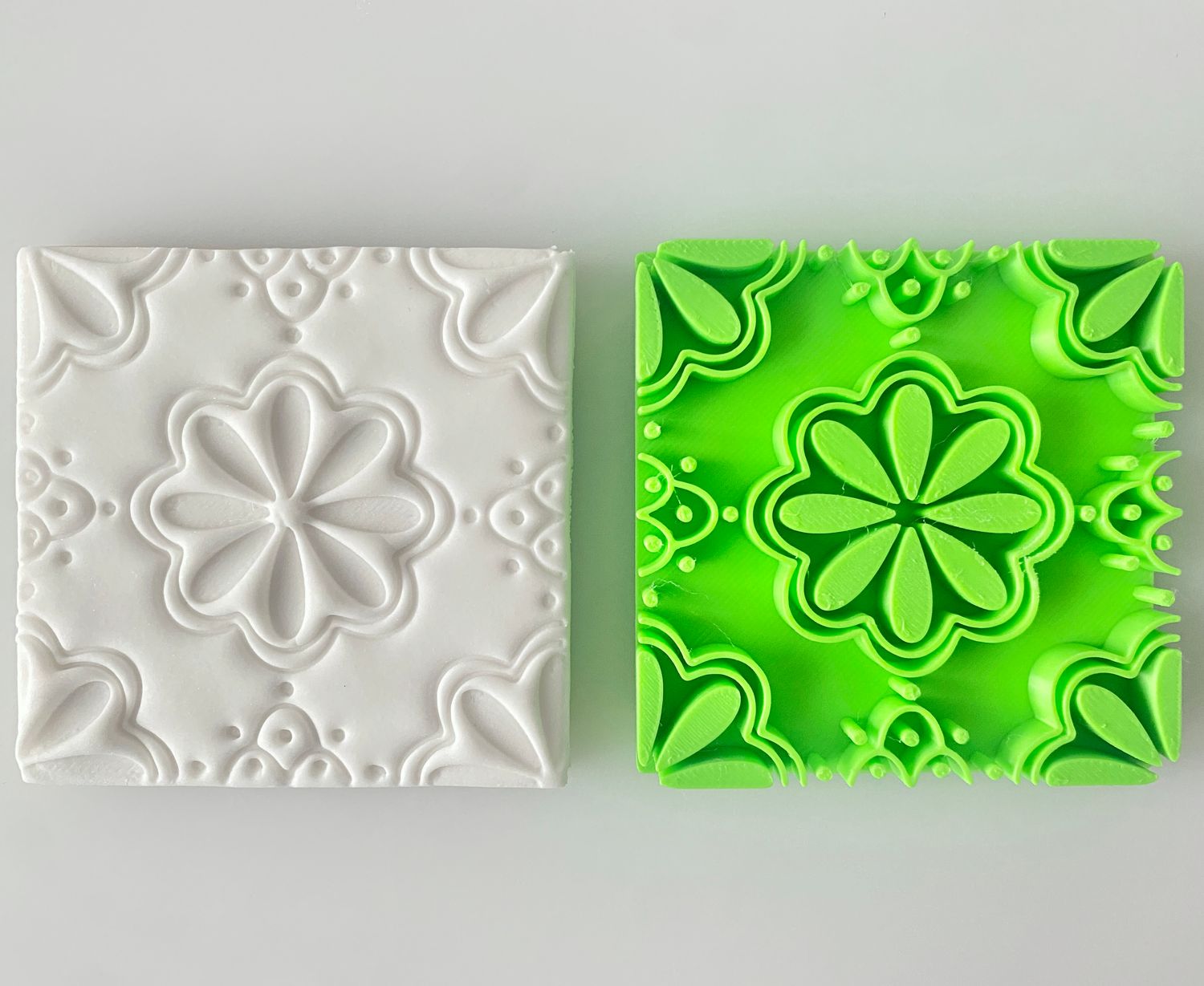 CBS Stamps &#39;FLORAL TILE&#39;  Σφραγίδα