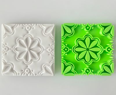 CBS Stamps 'FLORAL TILE'  Σφραγίδα