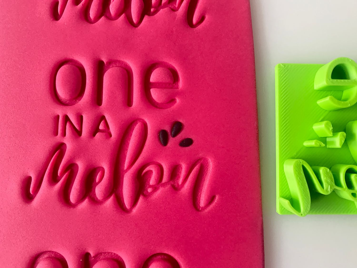 CBS Stamps &#39;ONE in a MELON&#39; Σφραγίδα. Σχέδιο 1