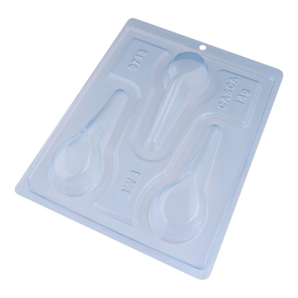 BWB Chocolate Mould -SPOON Πλαστικό Καλούπι για 3 Σοκολατένια Κουτάλια