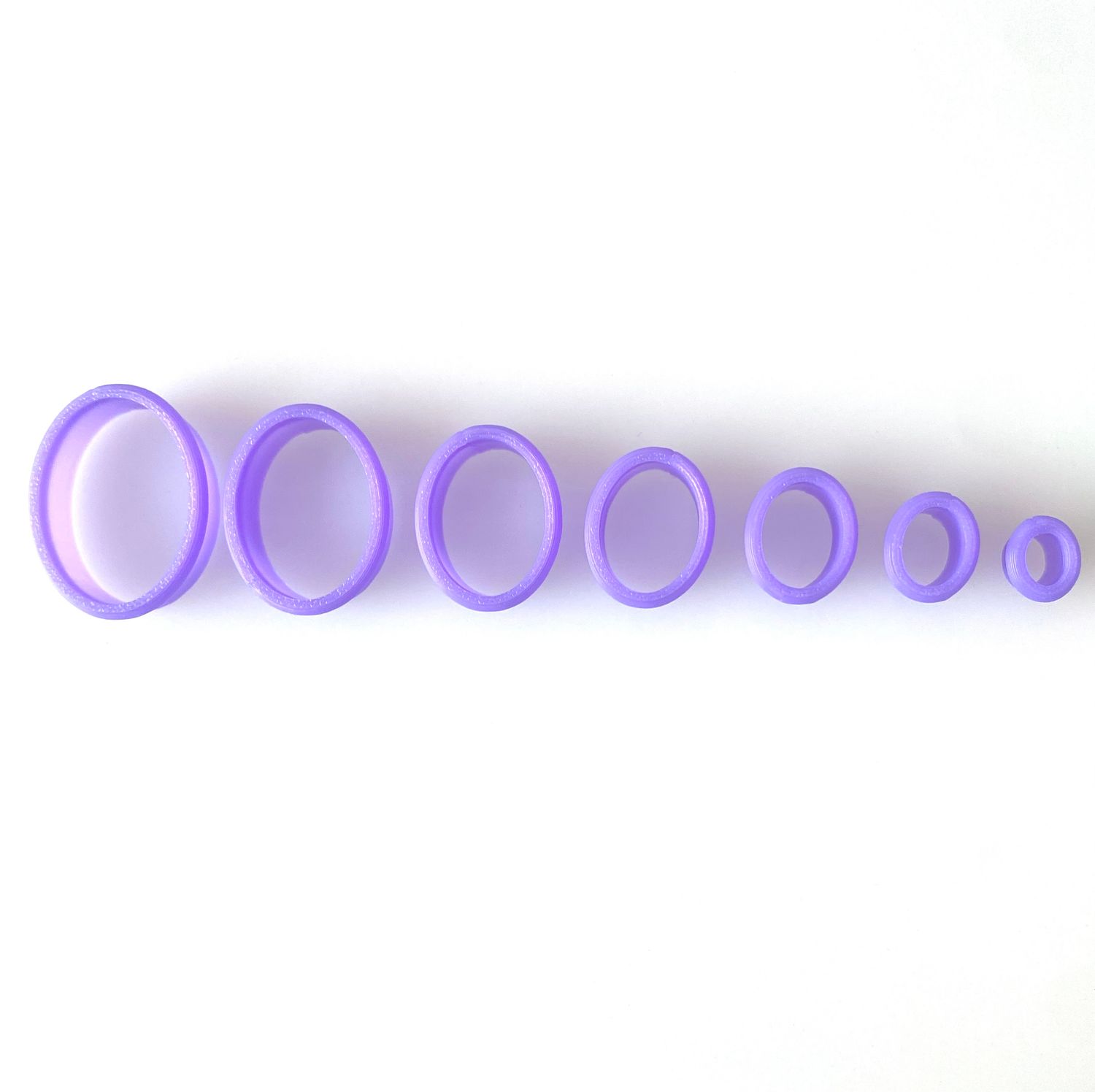 CBS Geo-Cutters -OVAL - Σετ 7 Κουπάτ Οβάλ 0.5-2.7εκ