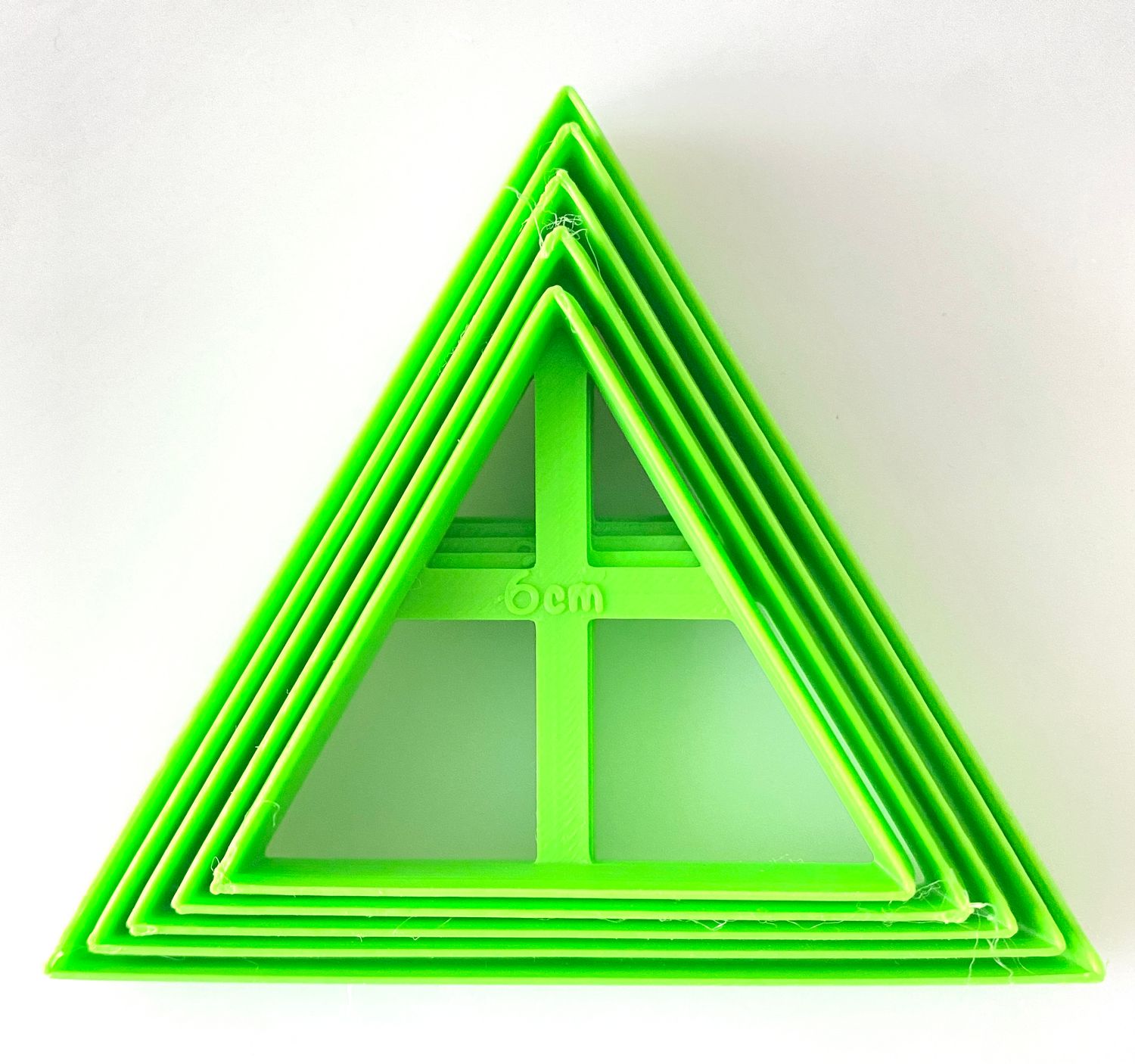 CBS Geo-Cutters -EQUILATERAL TRIANGLE -Σετ 5 Κουπάτ Ισόπλευρο Τρίγωνο 6-10εκ