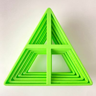 CBS Geo-Cutters -EQUILATERAL TRIANGLE -Σετ 5 Κουπάτ Τρίγωνα 6-10εκ