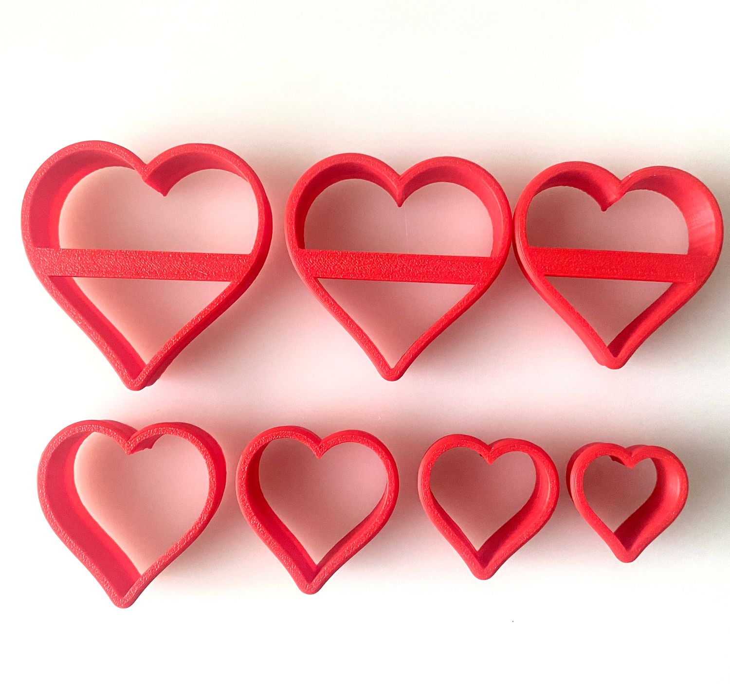 CBS Geo-Cutters -HEARTS- Σετ 7 Κουπάτ ΚΑΡΔΙΕΣ 2-5εκ