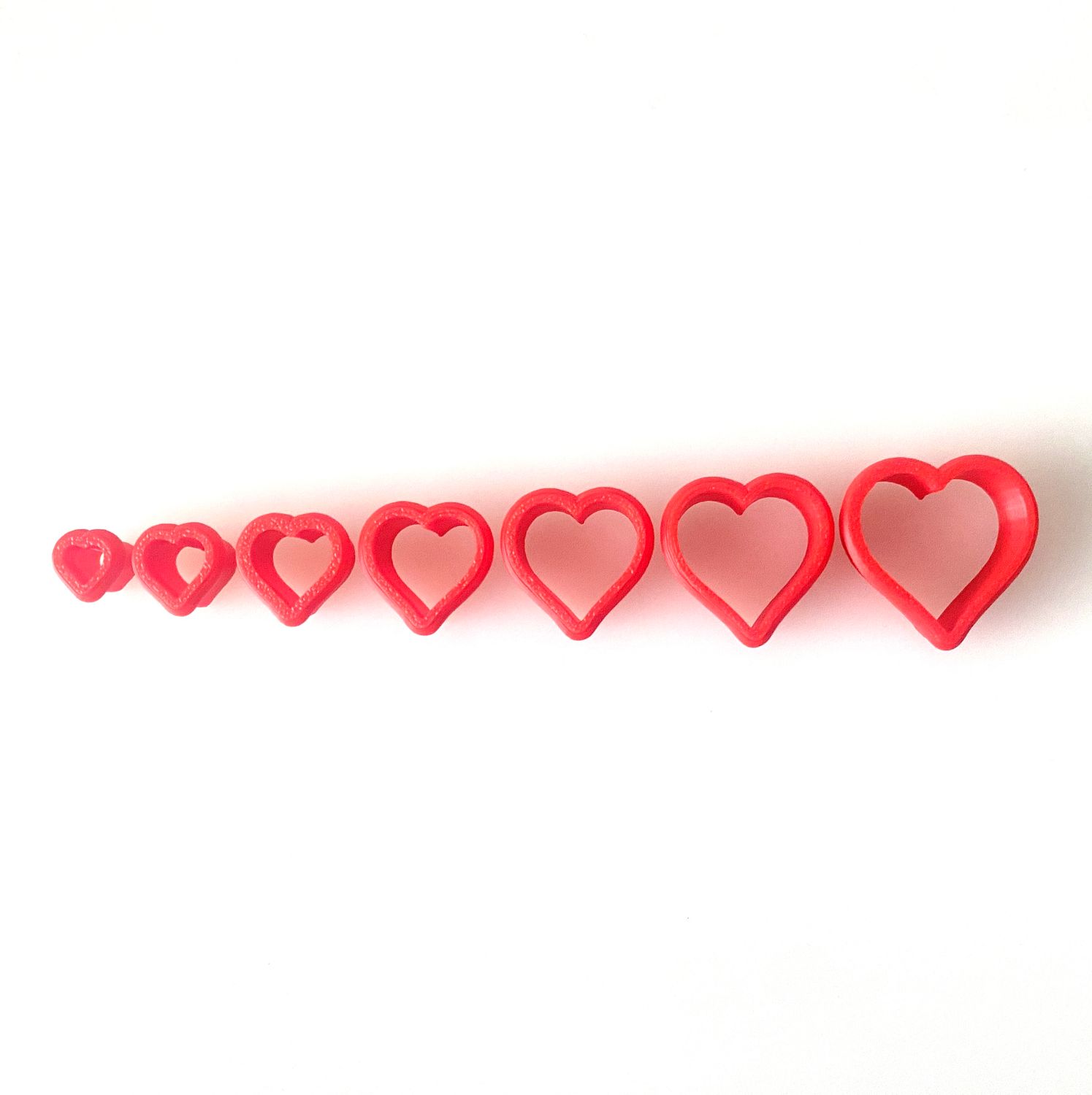 CBS Geo-Cutters -HEARTS -Σετ 7 Κουπάτ ΚΑΡΔΙΕΣ 0.5-2εκ