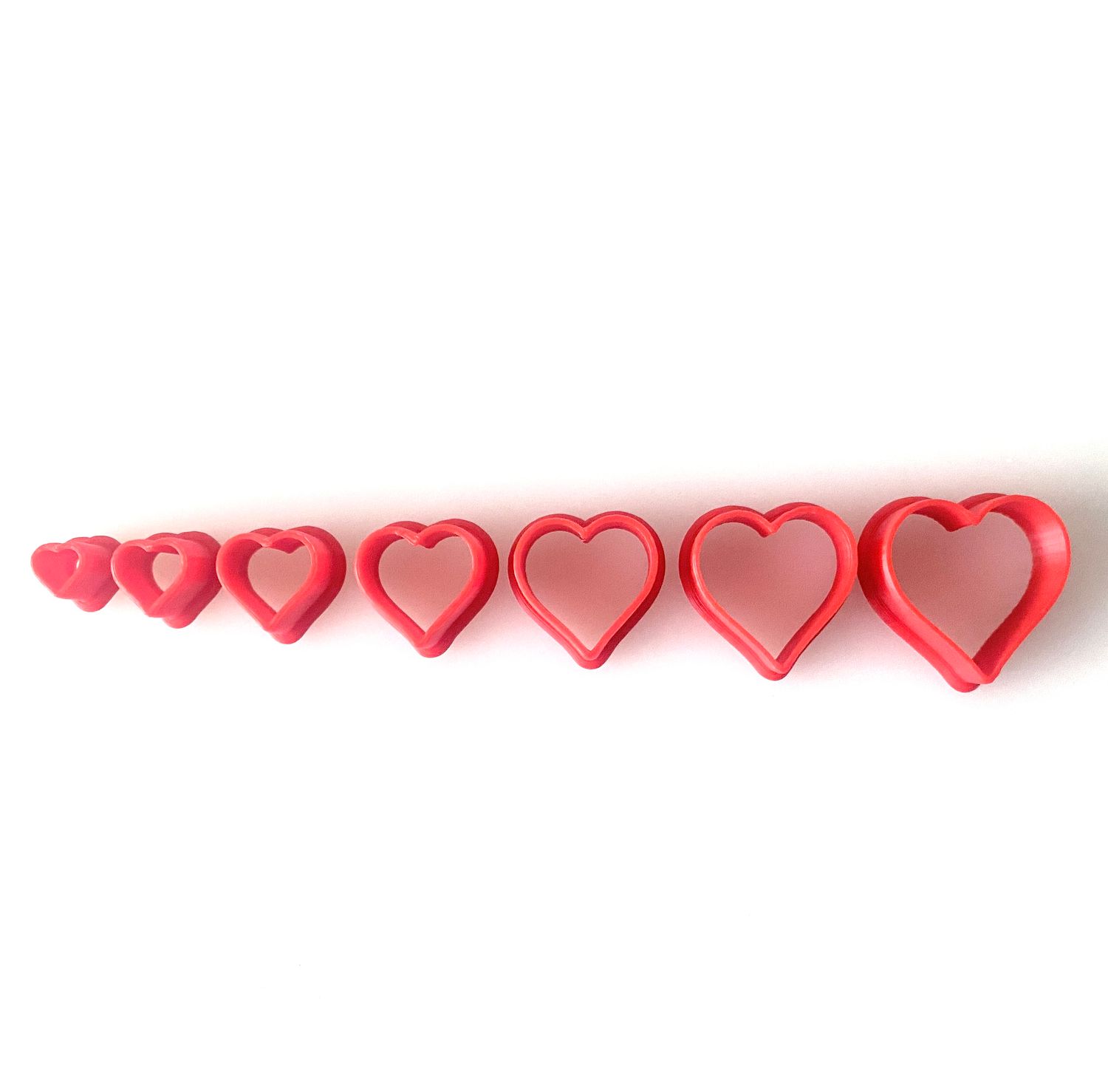 CBS Geo-Cutters -HEARTS -Σετ 7 Κουπάτ ΚΑΡΔΙΕΣ 0.5-2εκ
