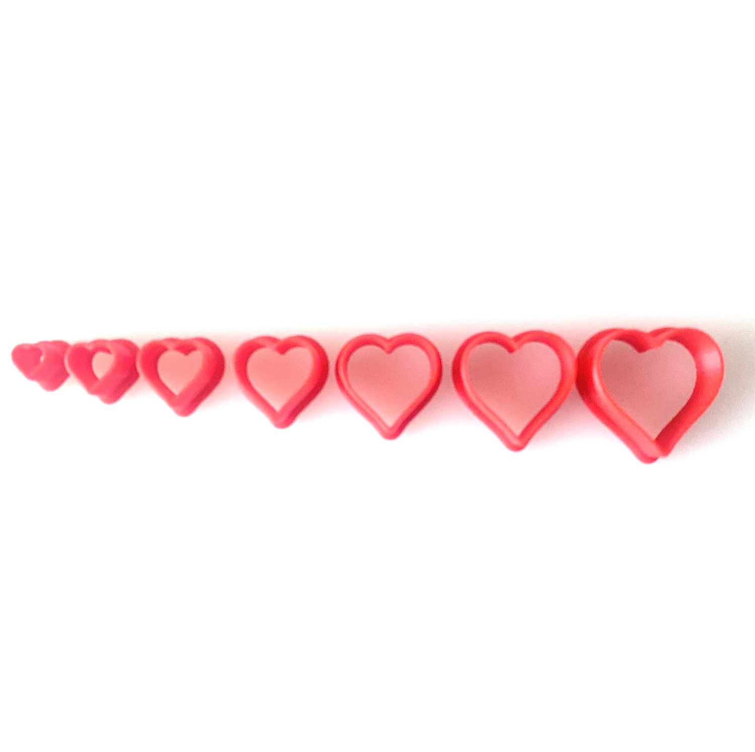CBS Geo-Cutters -HEARTS -Σετ 7 Κουπάτ ΚΑΡΔΙΕΣ 0.5-2εκ