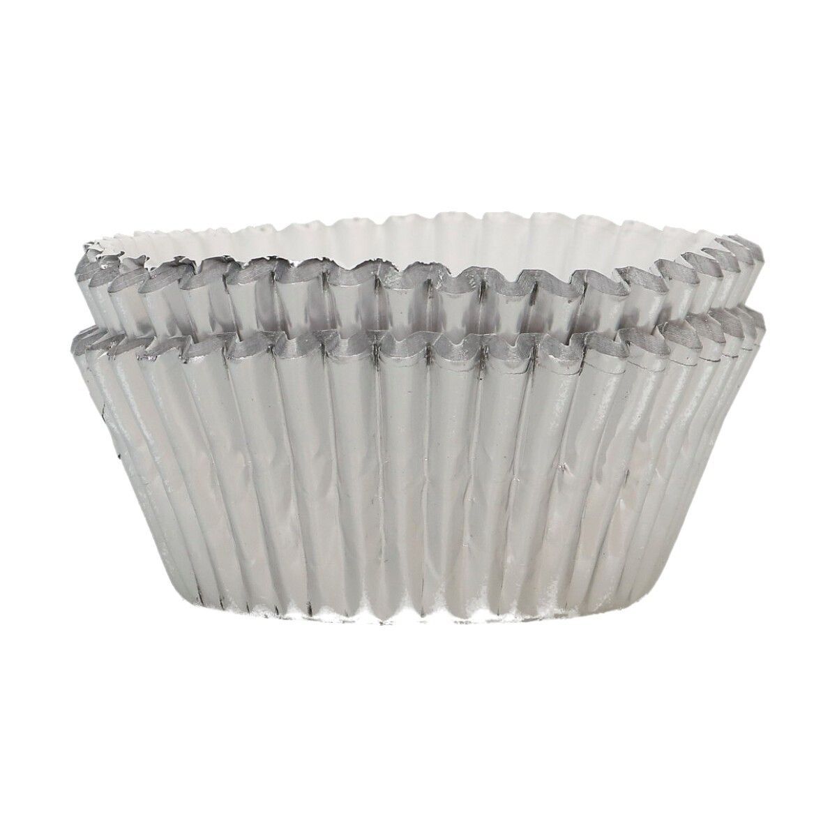 FunCakes Baking Cups - METALLIC SILVER 48τμχ-Κυπελάκια ψησίματος ασημί μεταλλικό