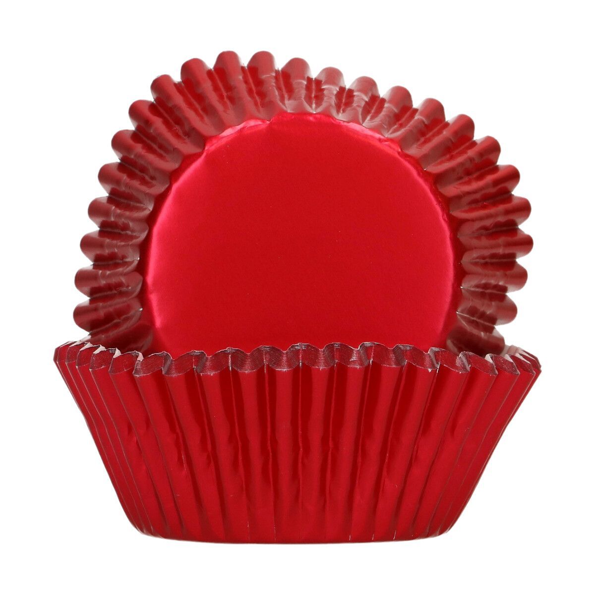 FunCakes Baking Cups - METALLIC RED 48τμχ-Κυπελάκια ψησίματος κόκκινο μεταλλικό