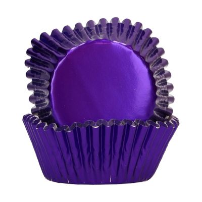 FunCakes Baking Cups - METALLIC PURPLE 48τμχ-Κυπελάκια ψησίματος μωβ μεταλλικό