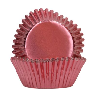 FunCakes Baking Cups - METALLIC ROSE GOLD 48τμχ-Κυπελάκια ψησίματος ροζ- χρυσό μεταλλικό