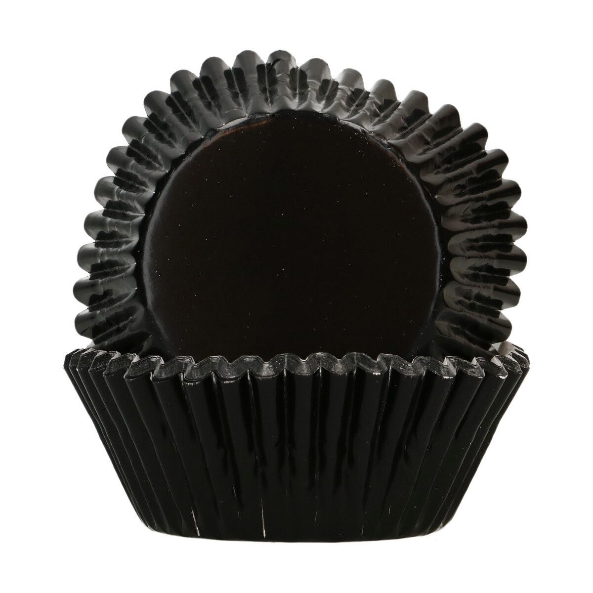 FunCakes Baking Cups - METALLIC BLACK 48τμχ-Κυπελάκια ψησίματος μαύρο μεταλλικό