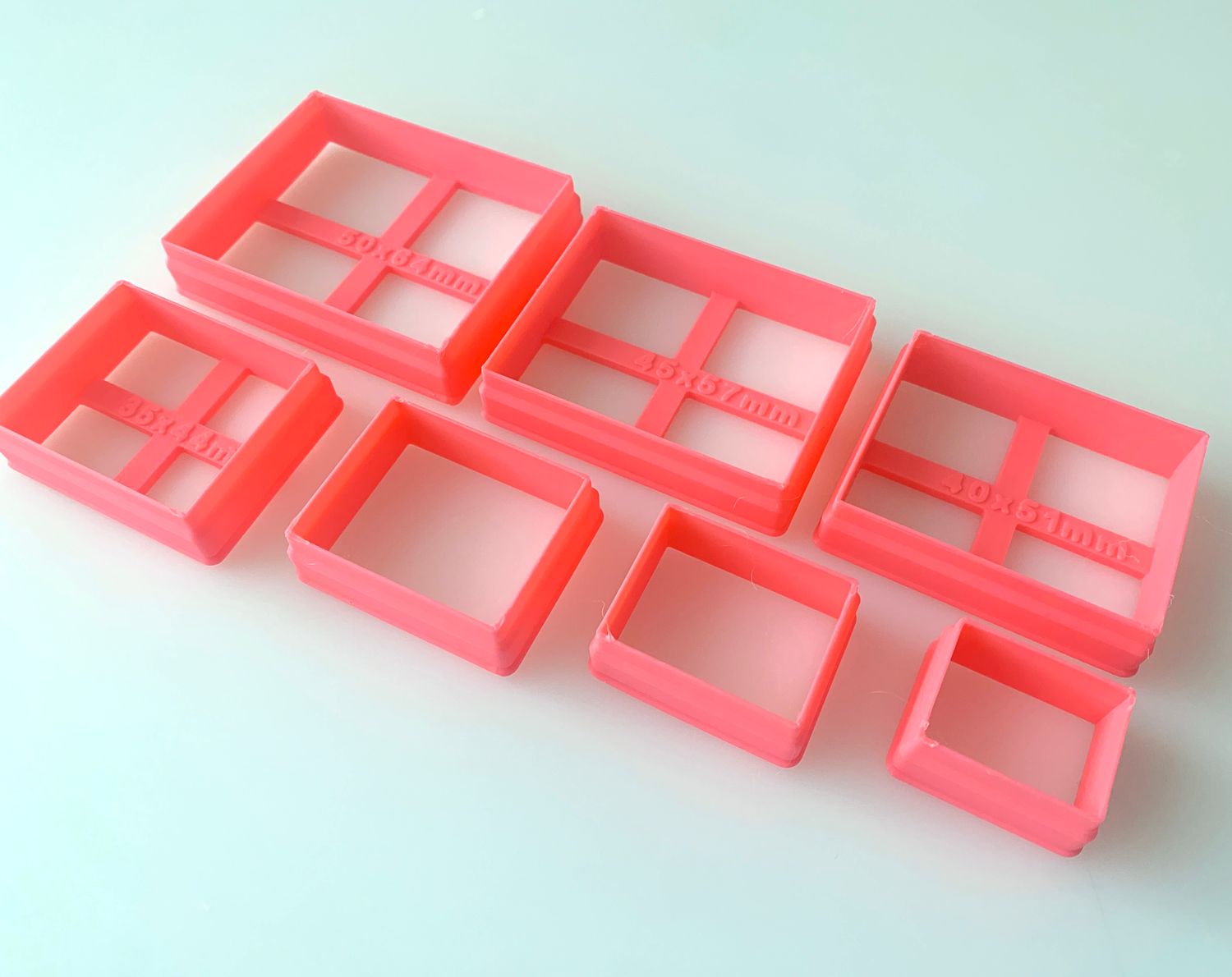 CBS Geo-Cutters -RECTANGLE- Σετ 7 Κουπάτ Ορθογώνια 2-5εκ