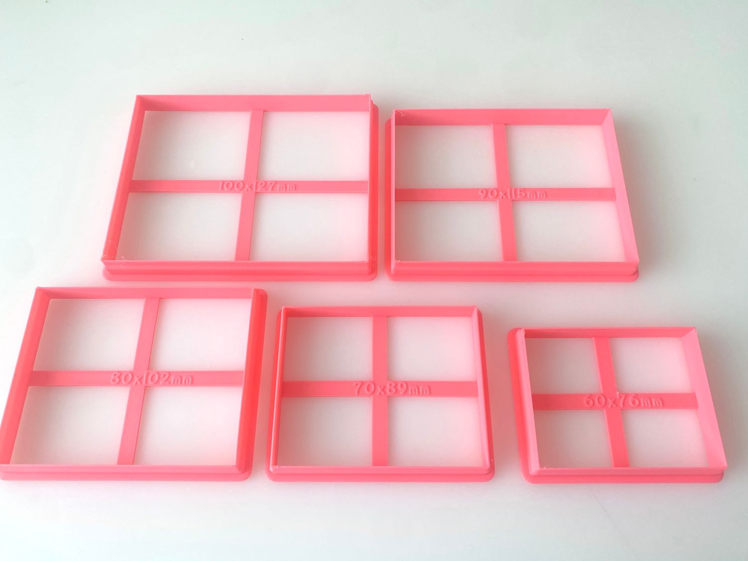 CBS Geo-Cutters -RECTANGLES - Σετ 5 Κουπάτ Ορθογώνια 6 - 10εκ