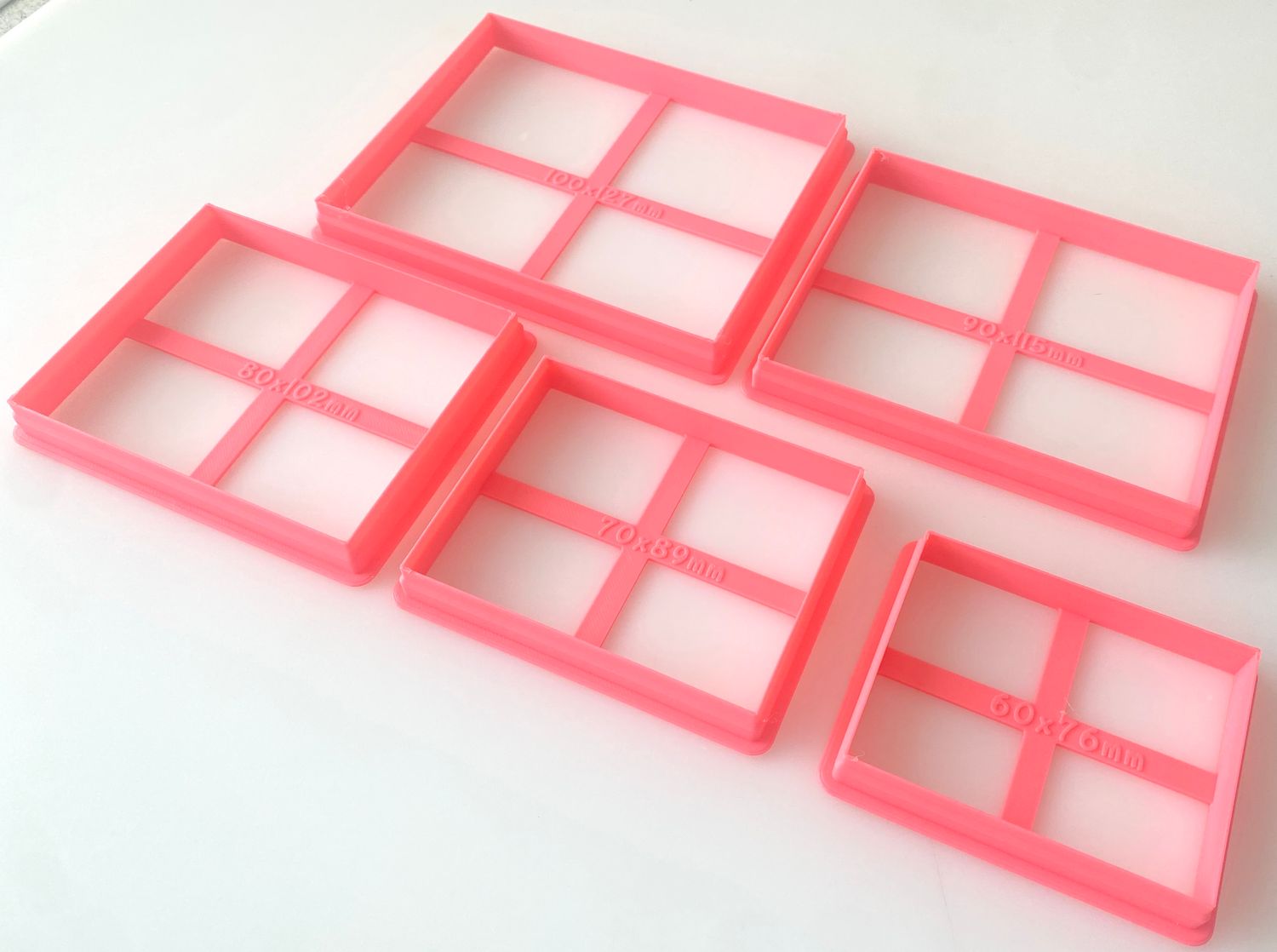 CBS Geo-Cutters -RECTANGLES - Σετ 5 Κουπάτ Ορθογώνια 6 - 10εκ