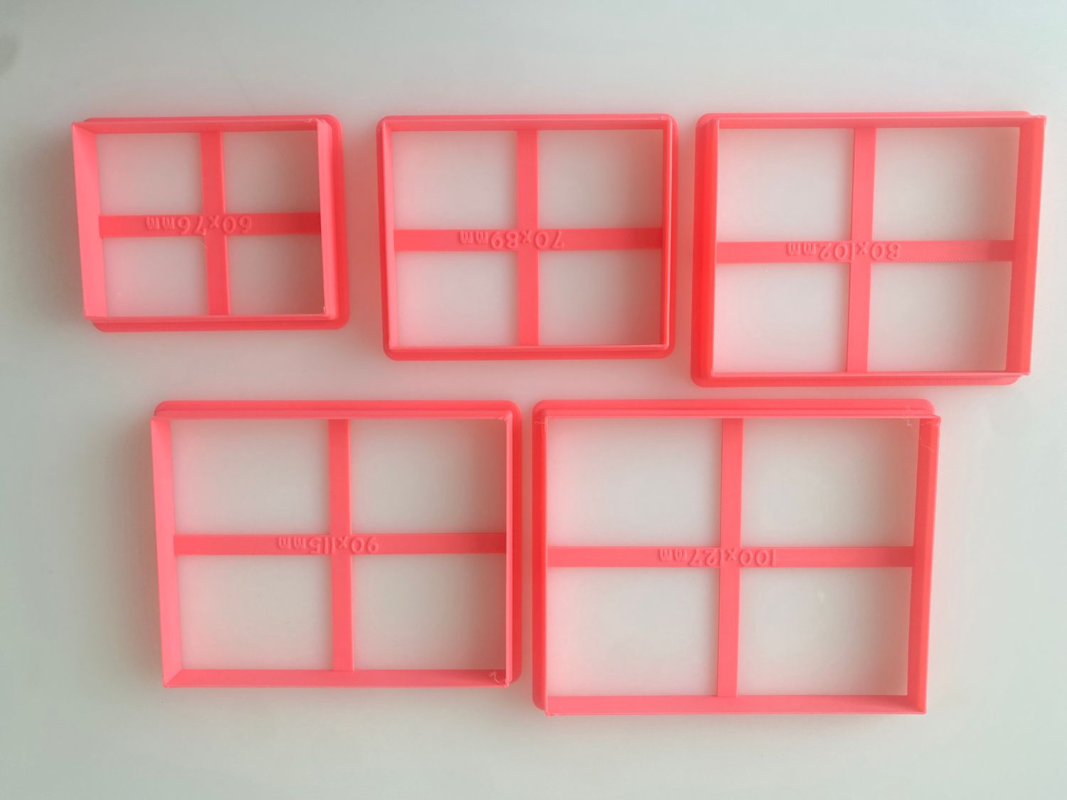 CBS Geo-Cutters -RECTANGLES - Σετ 5 Κουπάτ Ορθογώνια 6 - 10εκ