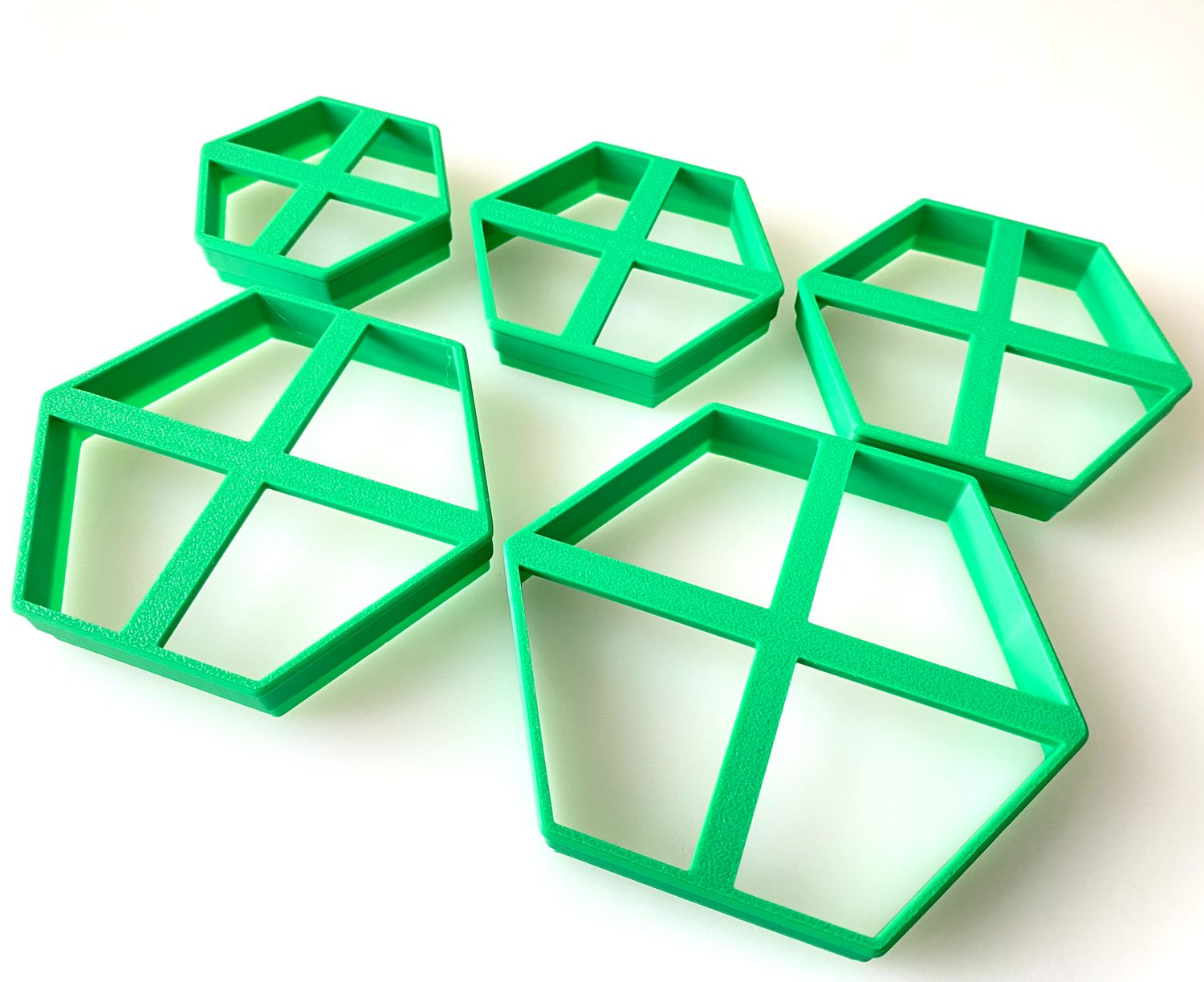 CBS Geo-Cutters -HEXAGONS- Σετ 5 Κουπάτ Εξάγωνα 6-10εκ