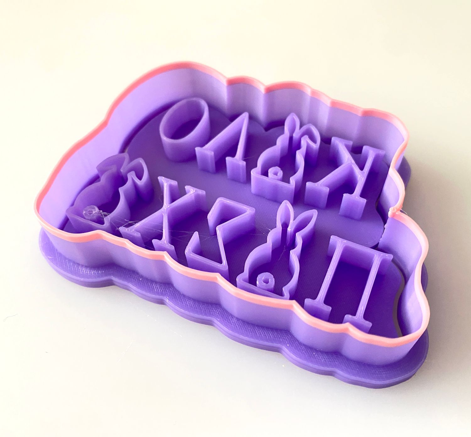 CBS Stamp &amp; Cutter &#39;ΚΑΛΟ ΠΑΣΧΑ&#39; Κουπάτ &amp; Σφραγίδα 8εκ