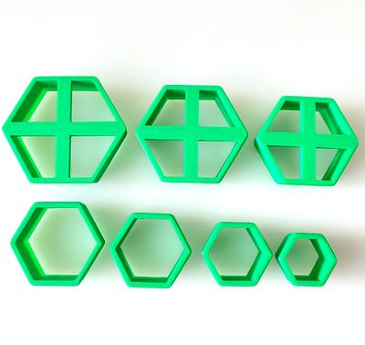 CBS Geo-Cutters -HEXAGONS -Εξάγωνα Σετ 7 Κουπάτ 2-5εκ