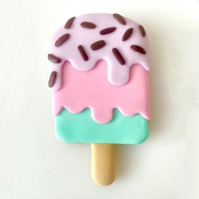 CBS Σετ 5 τμχ κουπάτ  ICE CREAM STICK-Παγωτό ξυλάκι 8εκ, 9εκ, 10εκ