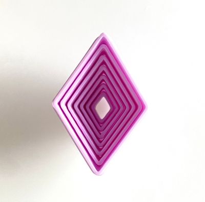 CBS Geo-Cutters -DIAMONDS-Σετ 7 Κουπάτ Ρόμβος -Διαμάντι 0.5-2εκ