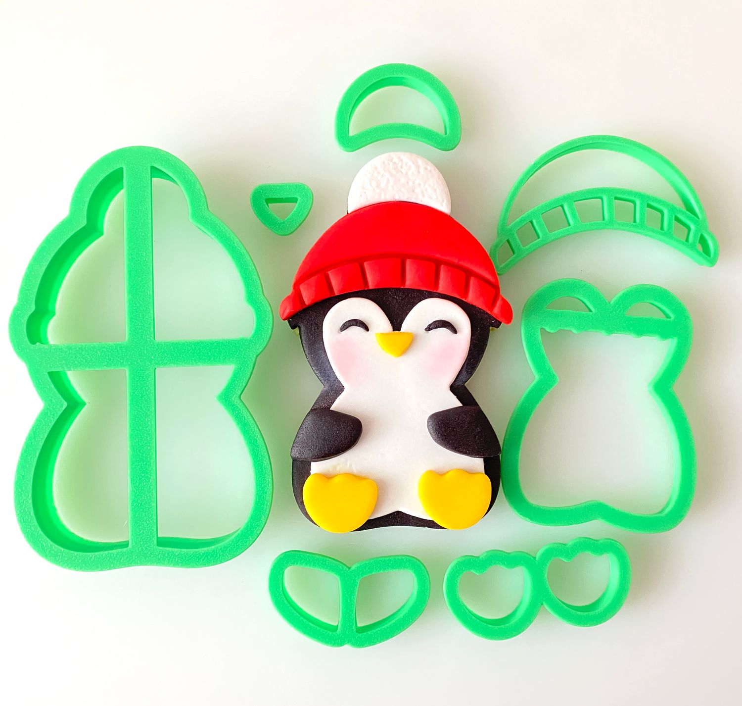 CBS Σετ 7 τμχ κουπάτ 10εκ PENGUIN DESIGN 1-Σετ κουπάτ πινγκουίνος