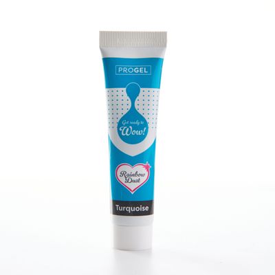 Rainbow Dust ProGel® -TURQUOISE -Χρώμα Τζελ Τιρκουάζ 25γρ