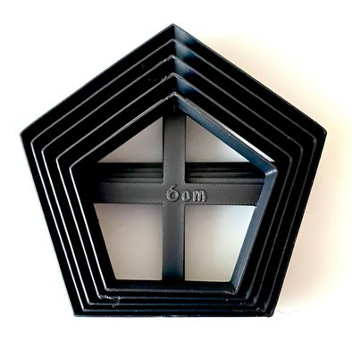 CBS Geo-Cutters -PENTAGONS- Σετ 5 Κουπάτ Πεντάγωνα 6-10εκ