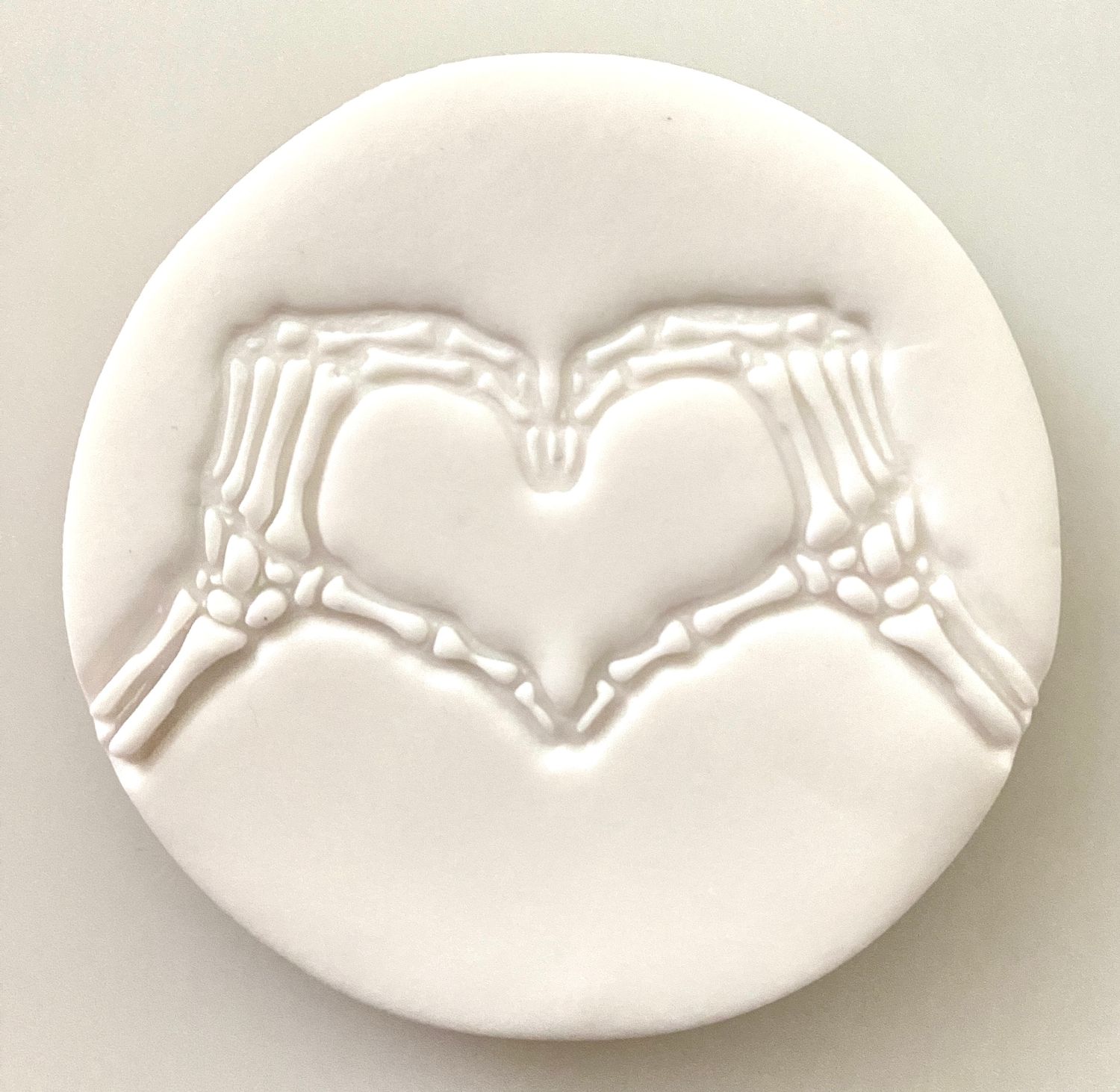 CBS Stamps Skeleton Heart Hands Σφραγίδα