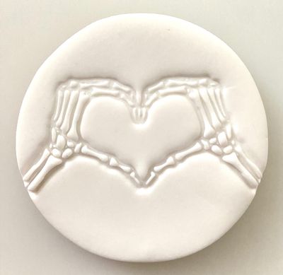 CBS Stamps Skeleton Heart Hands Σφραγίδα