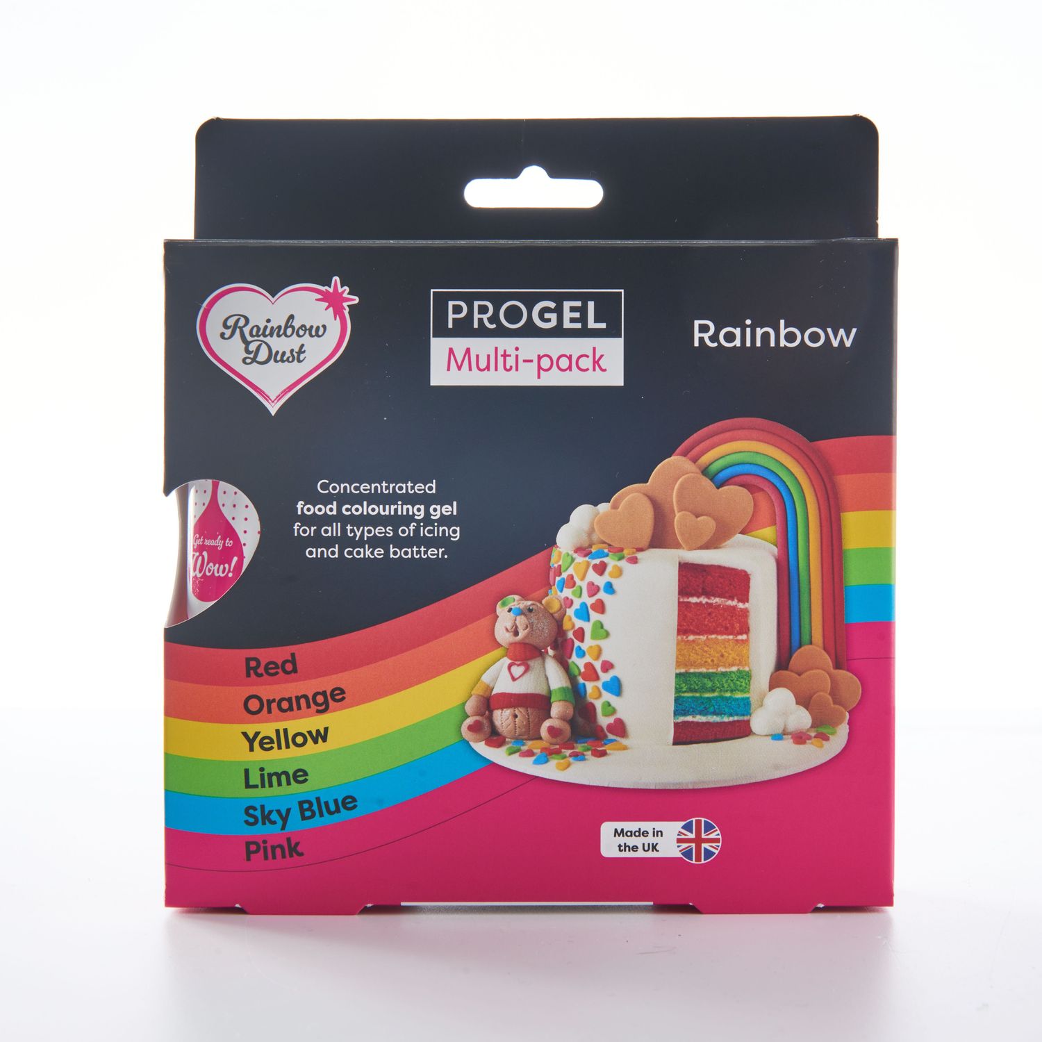Rainbow Dust ProGel® -Multipack -RAINBOW Σετ 6τεμ Χρώματα gel
