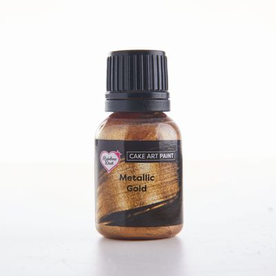 Rainbow Dust Metallic Paint -GOLD 24g - Μεταλλικό Βρώσιμο χρώμα ζωγραφικής  Χρυσό