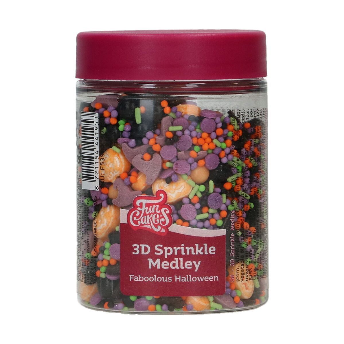 FunCakes 3D Sprinkle Medley - FABOOLOUS HALLOWEEN 70g Ζαχαρωτά