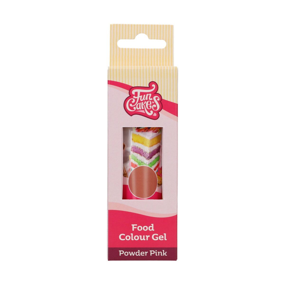 FunCakes FunColours GEL -POWDER PINK -Χρώμα Τζελ - Ροζ 30γρ