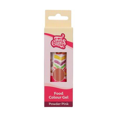 FunCakes FunColours GEL -POWDER PINK -Χρώμα Τζελ - Ροζ 30γρ
