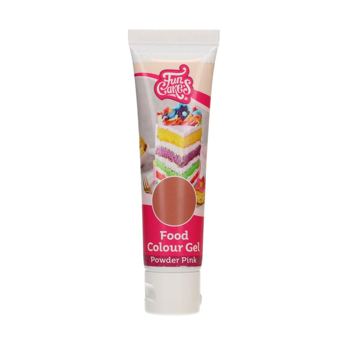 FunCakes FunColours GEL -POWDER PINK -Χρώμα Τζελ - Ροζ 30γρ