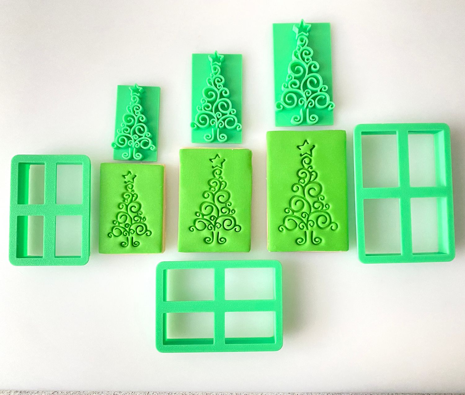CBS Stamps. Σφραγίδα &amp; Κουπατ SWIRLY TREE