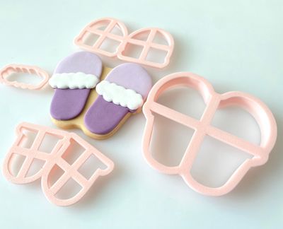 CBS Σετ 4τμχ κουπάτ SLIPPERS 7εκ, 8εκ, 9εκ, 10εκ -Κουπάτ Παντόφλες 4τμχ