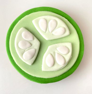 CBS Σετ 4τμχ κουπάτ CUCUMBER SLICE 4εκ, 5εκ, 6εκ -Κουπάτ Φέτα Αγγουριού