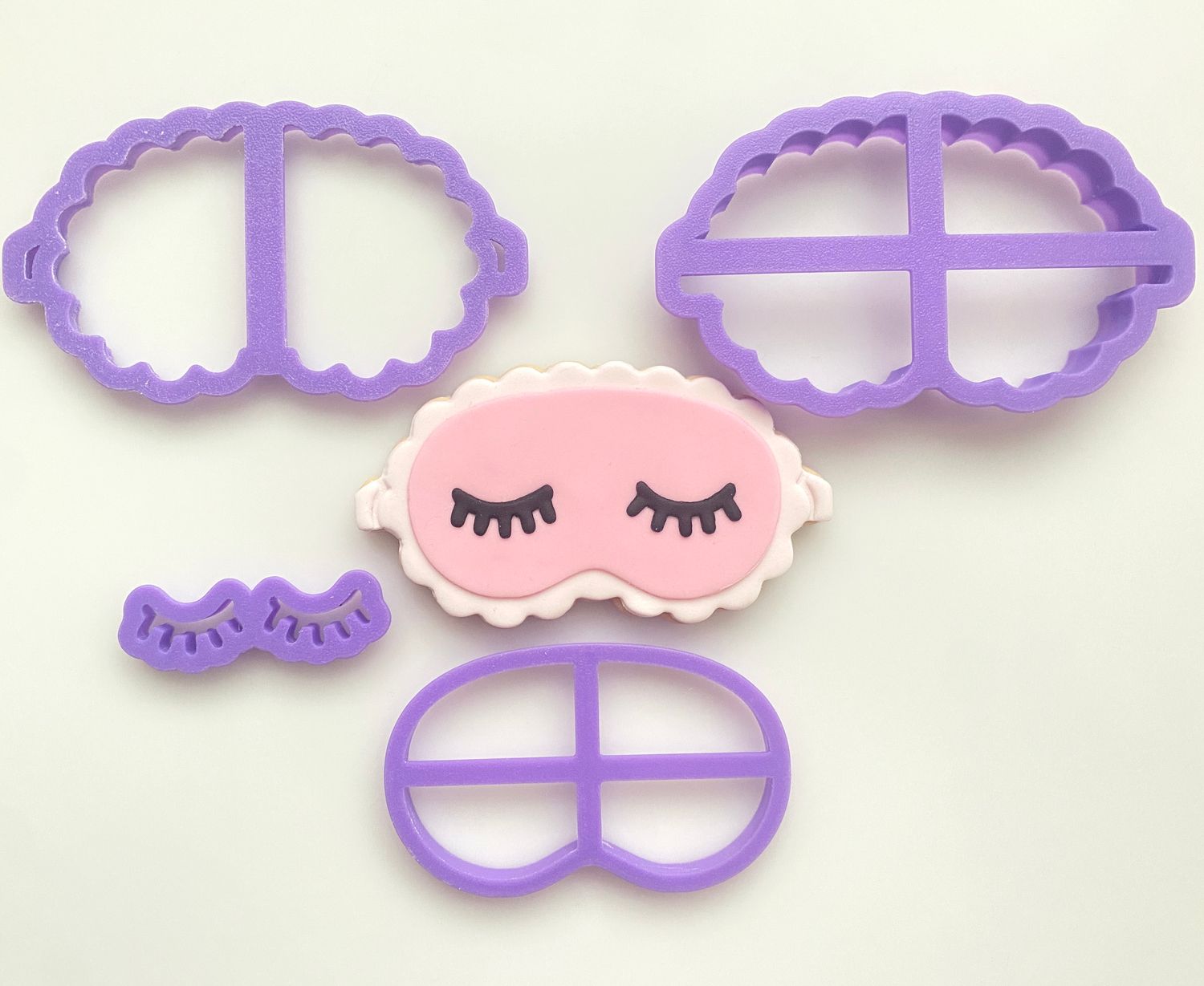 CBS Σετ 4τμχ κουπάτ SLEEP MASK 8εκ, 9εκ, 10εκ -Κουπάτ Μάσκα Ύπνου