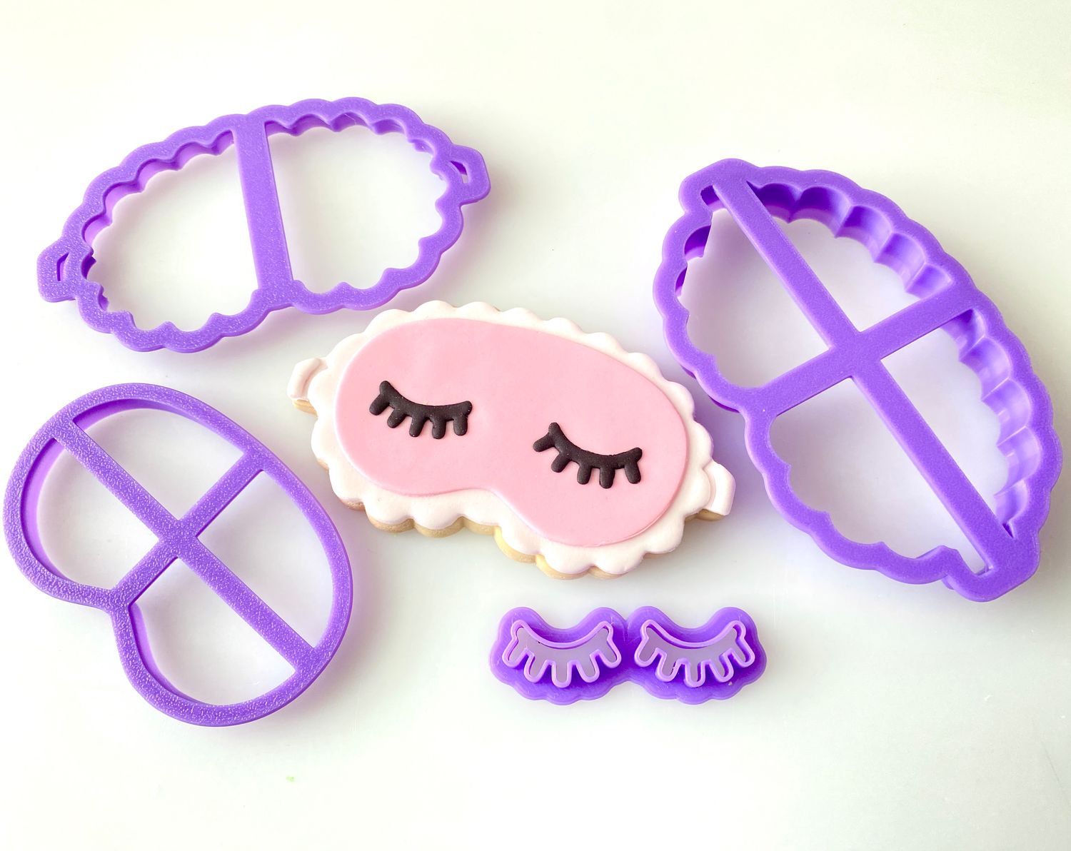 CBS Σετ 4τμχ κουπάτ SLEEP MASK 8εκ, 9εκ, 10εκ -Κουπάτ Μάσκα Ύπνου