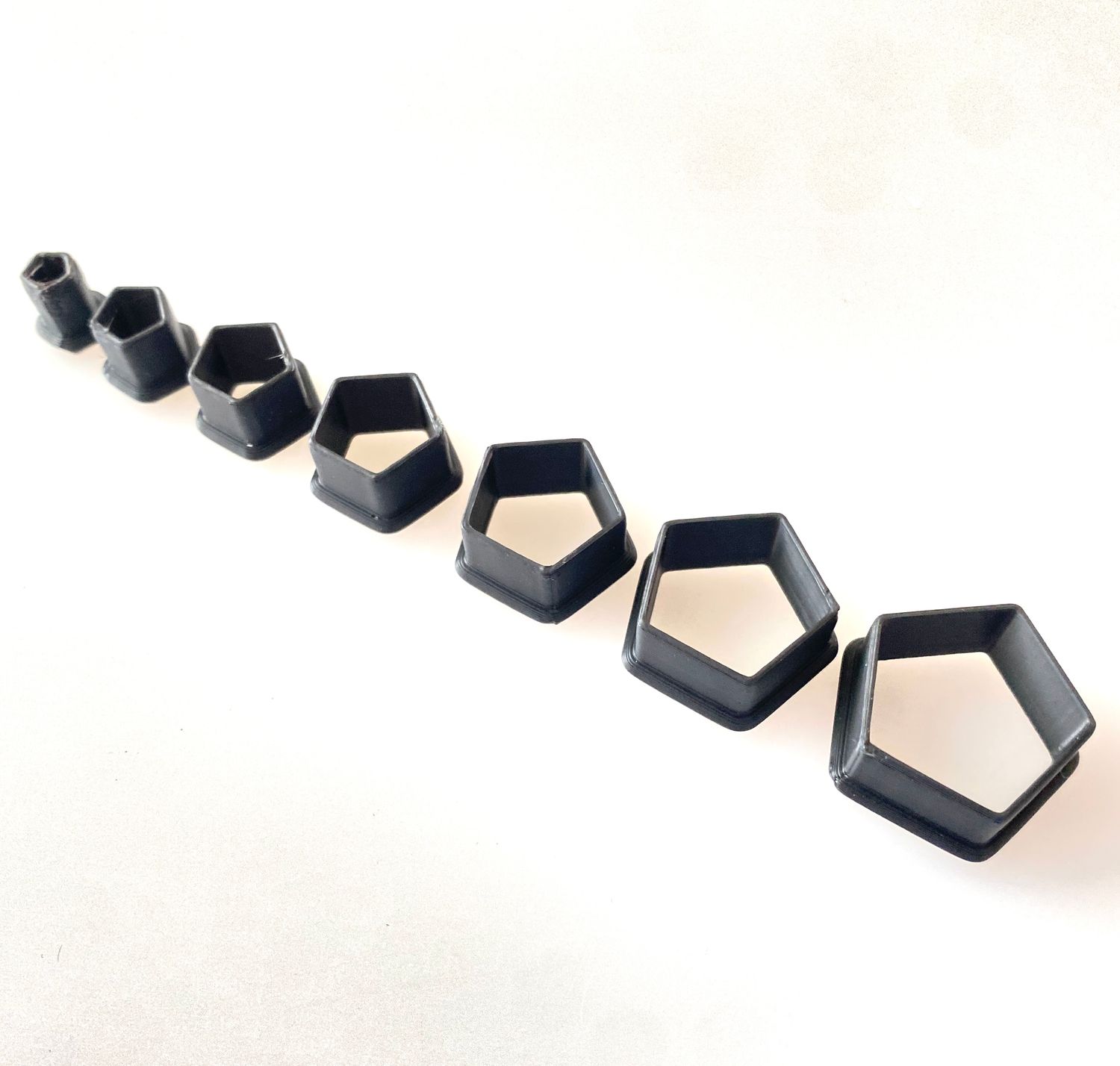 CBS Geo-Cutters -PENTAGONS-Σετ 7 Κουπάτ Πεντάγωνα 0.5-2εκ