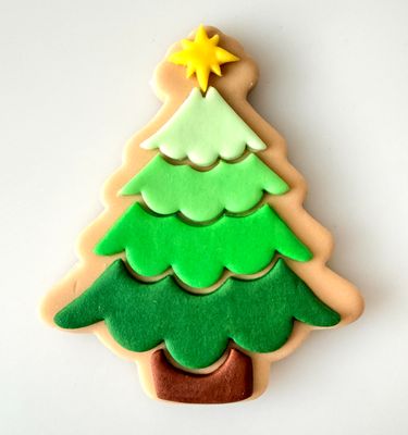 CBS Σετ 4 τμχ κουπάτ CHRISTMAS TREE -ΣΧΕΔΙΟ 2 9εκ, 10εκ ή 11εκ